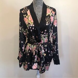 Morgan Taylor Intimates floral pajama robe